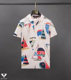 تیشرت یقه دار Ralph ty129 - پوشاک مردانه ست‌من