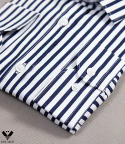 پیراهن استین بلند راه راه pn198