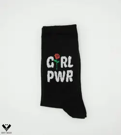 جوراب Girl power ساق دار so138 - پوشاک مردانه ست‌من