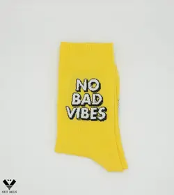 جوراب No bad vibes ساق دار so127
