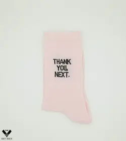 جوراب Thank You Next ساق دار so126 - پوشاک مردانه ست‌من