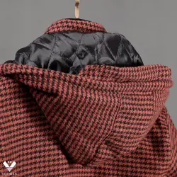 کاپشن کلاه دار پشمی CP102