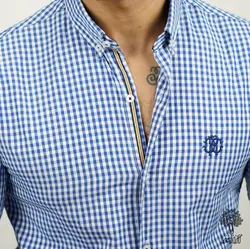 پیراهن Cavalli چهارخانه ریز pn157