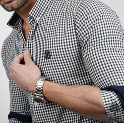 پیراهن Cavalli چهارخانه ریز pn157