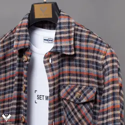 پیراهن پشمی یقه دار ppy100