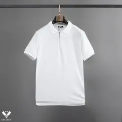 تیشرت karl یقه دار زیپ دار ty114 - پوشاک مردانه ست‌من