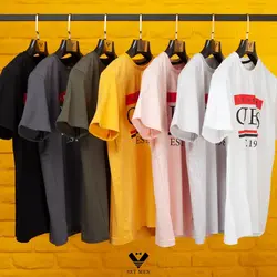 تیشرت یقه گرد tg178 - پوشاک مردانه ست‌من
