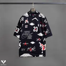 تیشرت یقه گرد تمام چاپ tg216 - پوشاک مردانه ست‌من