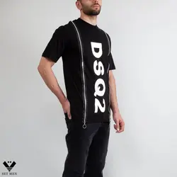 تیشرت یقه گرد بغل زیپ tg221 D2 - پوشاک مردانه ست‌من