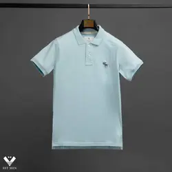 تیشرت Abercrombie یقه دار ۲دکمه ty105 - پوشاک مردانه ست‌من