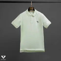 تیشرت Abercrombie یقه دار ۲دکمه ty105 - پوشاک مردانه ست‌من