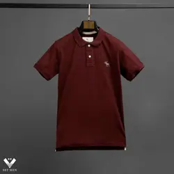 تیشرت Abercrombie یقه دار ۲دکمه ty105 - پوشاک مردانه ست‌من