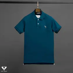 تیشرت Abercrombie یقه دار ۲دکمه ty105 - پوشاک مردانه ست‌من