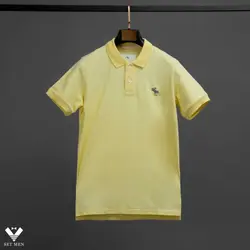 تیشرت Abercrombie یقه دار ۲دکمه ty105 - پوشاک مردانه ست‌من