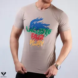 تیشرت یقه گرد tg157 Lacoste - پوشاک مردانه ست‌من