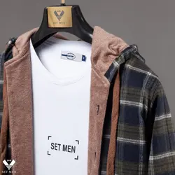 پیراهن پشمی کلاه دار ppk131