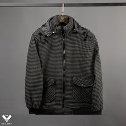کاپشن کلاه دار پشمی CP105