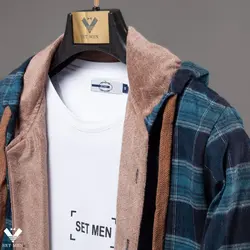 پیراهن پشمی کلاه دار ppk132