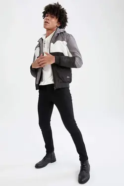 کاپشن کلاه دار CK114