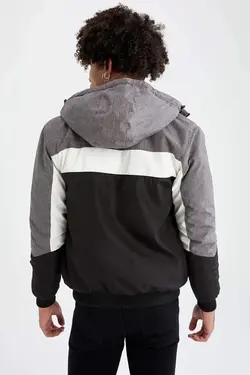 کاپشن کلاه دار CK114