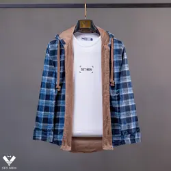 پیراهن پشمی کلاه دار ppk134