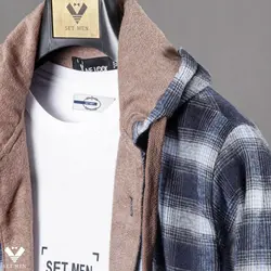 پیراهن پشمی کلاه دار ppk129