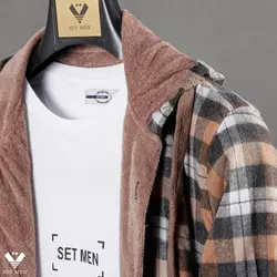 پیراهن پشمی کلاه دار ppk126