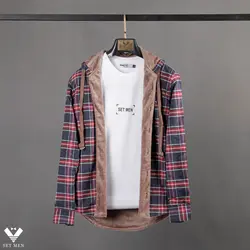 پیراهن پشمی کلاه دار ppk127