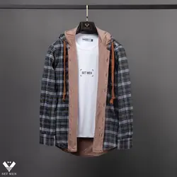 پیراهن پشمی کلاه دار ppk111