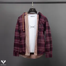 پیراهن پشمی کلاه دار ppk106