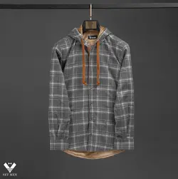 پیراهن پشمی کلاه دار ppk100