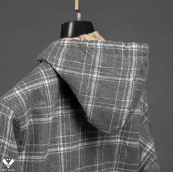 پیراهن پشمی کلاه دار ppk100