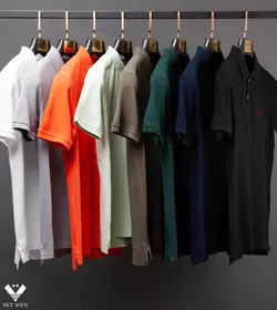 تیشرت یقه دار ty133 - پوشاک مردانه ست‌من