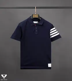 تیشرت یقه دار آستین خط دار TY147 - پوشاک مردانه ست‌من