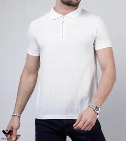 تیشرت یقه دار زیپ خور TY148 - پوشاک مردانه ست‌من