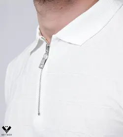 تیشرت یقه دار زیپ خور TY148 - پوشاک مردانه ست‌من