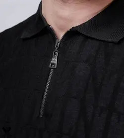 تیشرت یقه دار زیپ خور TY148 - پوشاک مردانه ست‌من