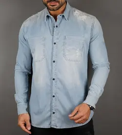 پیراهن آستین بلند جین pj101