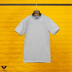 تیشرت یقه گرد راه راه tg175