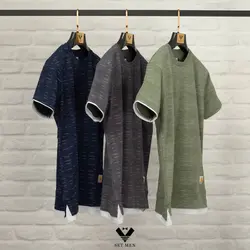 تیشرت یقه گرد خط دار ریز tg140