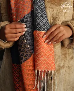 شال موهر وارداتی اسلیمی قواره 75 در 200 - شاهیوا