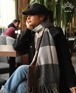 شال موهر وارداتی اسلیمی قواره 75 در 200 - شاهیوا