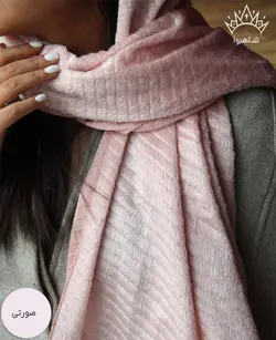 شال مخمل پلیسه منگوله ماکارونی قواره 220 در 75 - شاهیوا