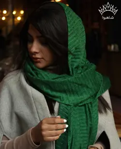 شال مخمل پلیسه منگوله ماکارونی