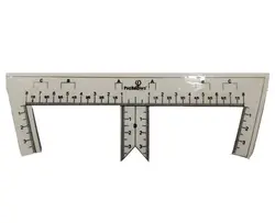 خط کش برچسبی قرینه سازی ابرو بسته 20 عددی