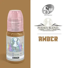 رنگ تاتو پرمابلند آمبر PERMA BLEND Amber حجم 10 میل