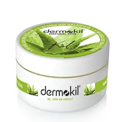 کرم مرطوب کننده آلوئه ورا دست و صورت و بدن dermokil (درموکیل) 300 میل