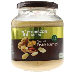 کره بادام زمینی Trabzon Tarim (ترابزون تریم) ساده 300 گرمTrabzon Tarim Peanut Butter Original 300gr
