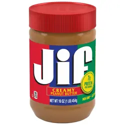 کره بادام زمینی Jif (جیف) کرمی 454 گرمJif Peanut Butter Creamy 454gr
