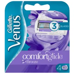 یدک تیغ Gillette Venus Breeze (ژیلت ونوس بریز) ۴ تاییGillette Venus Breeze Razor Blades Refill x4